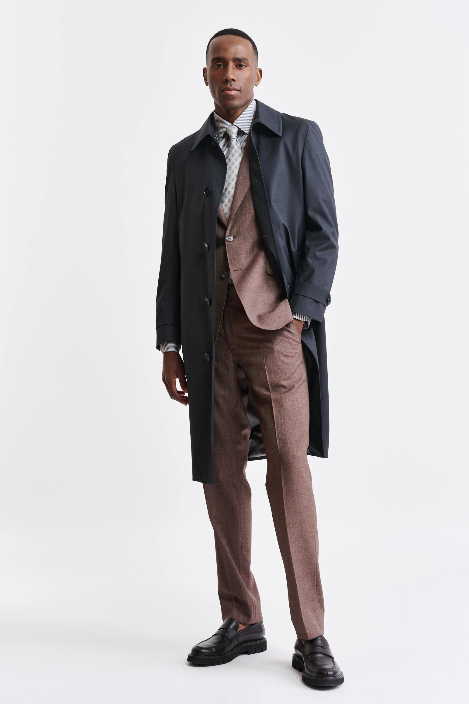 Taupe Sheffield Overcoat Tech Will