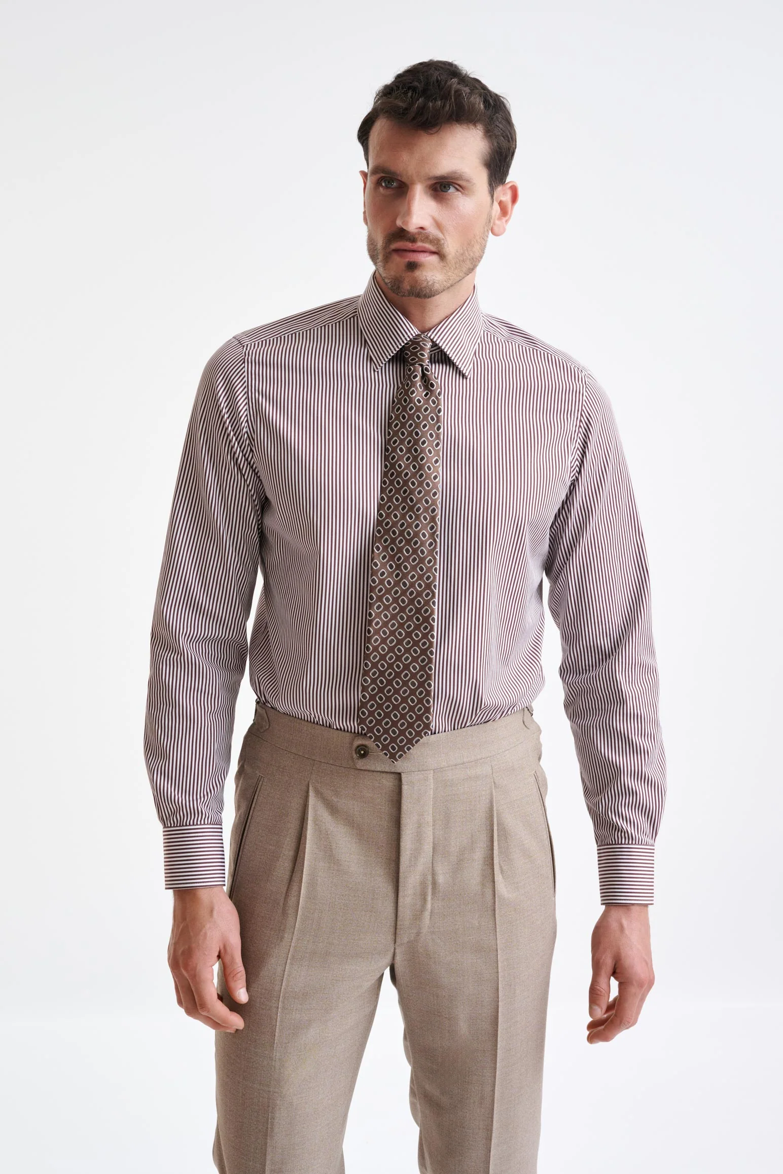 Tobacco 100% Silk Selection Tie - Image 2