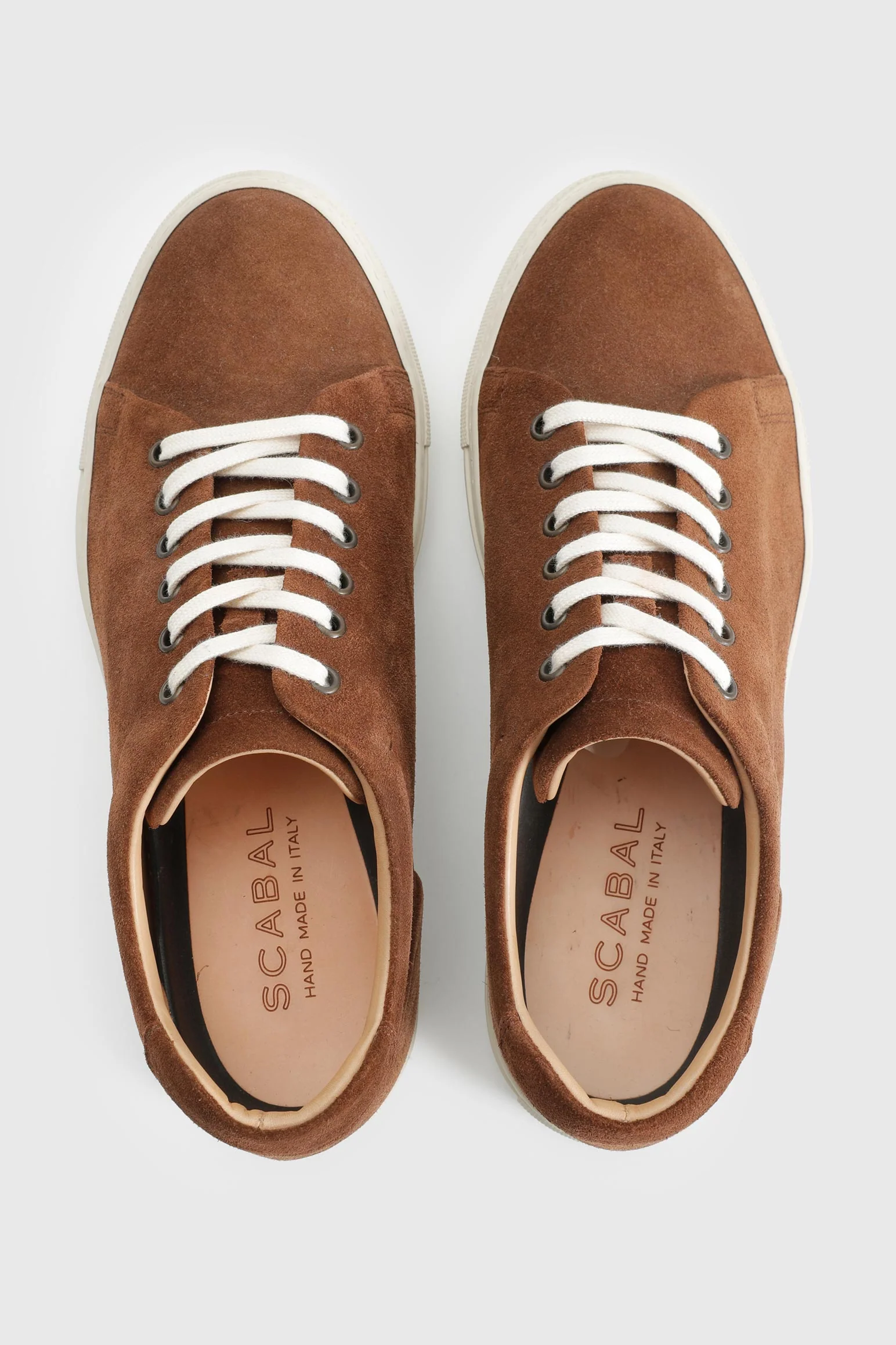Tobacco Suede Calfskin Trainer - Image 2