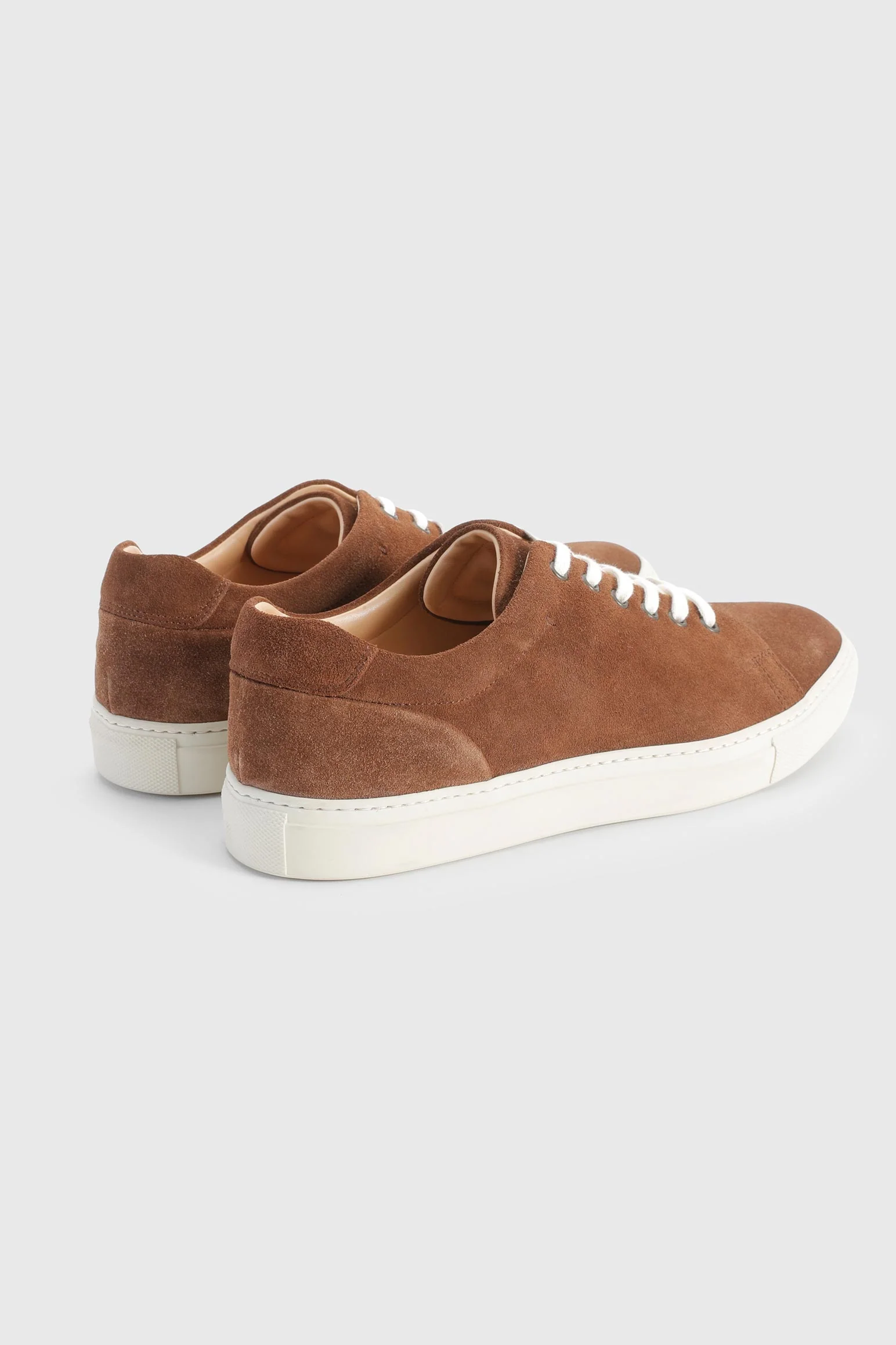 Tobacco Suede Calfskin Trainer - Image 3