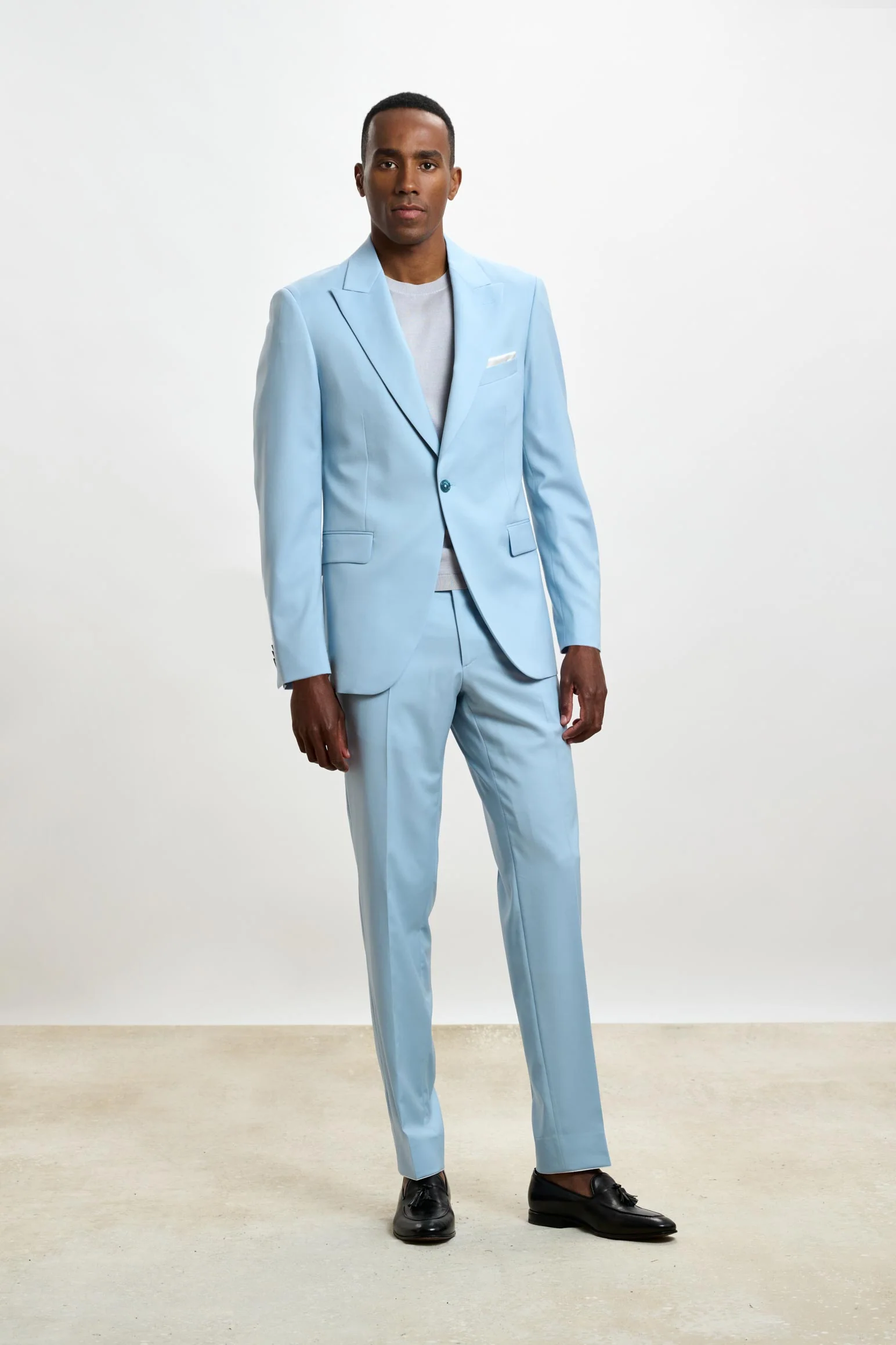 Light Blue Soho Suit Festival New Deluxe