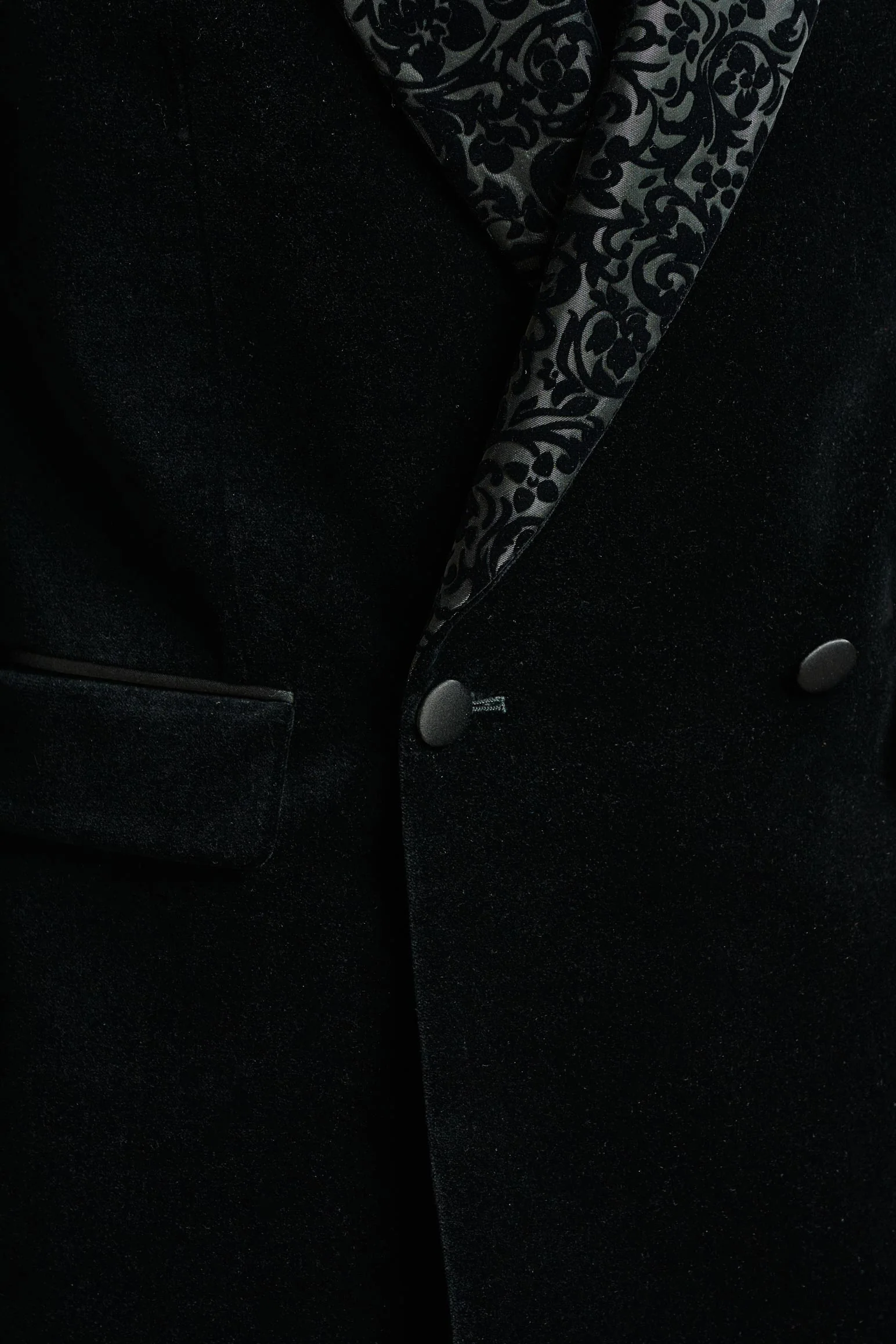 Velvet Plain Black Soho Tuxedo Festival - Image 3