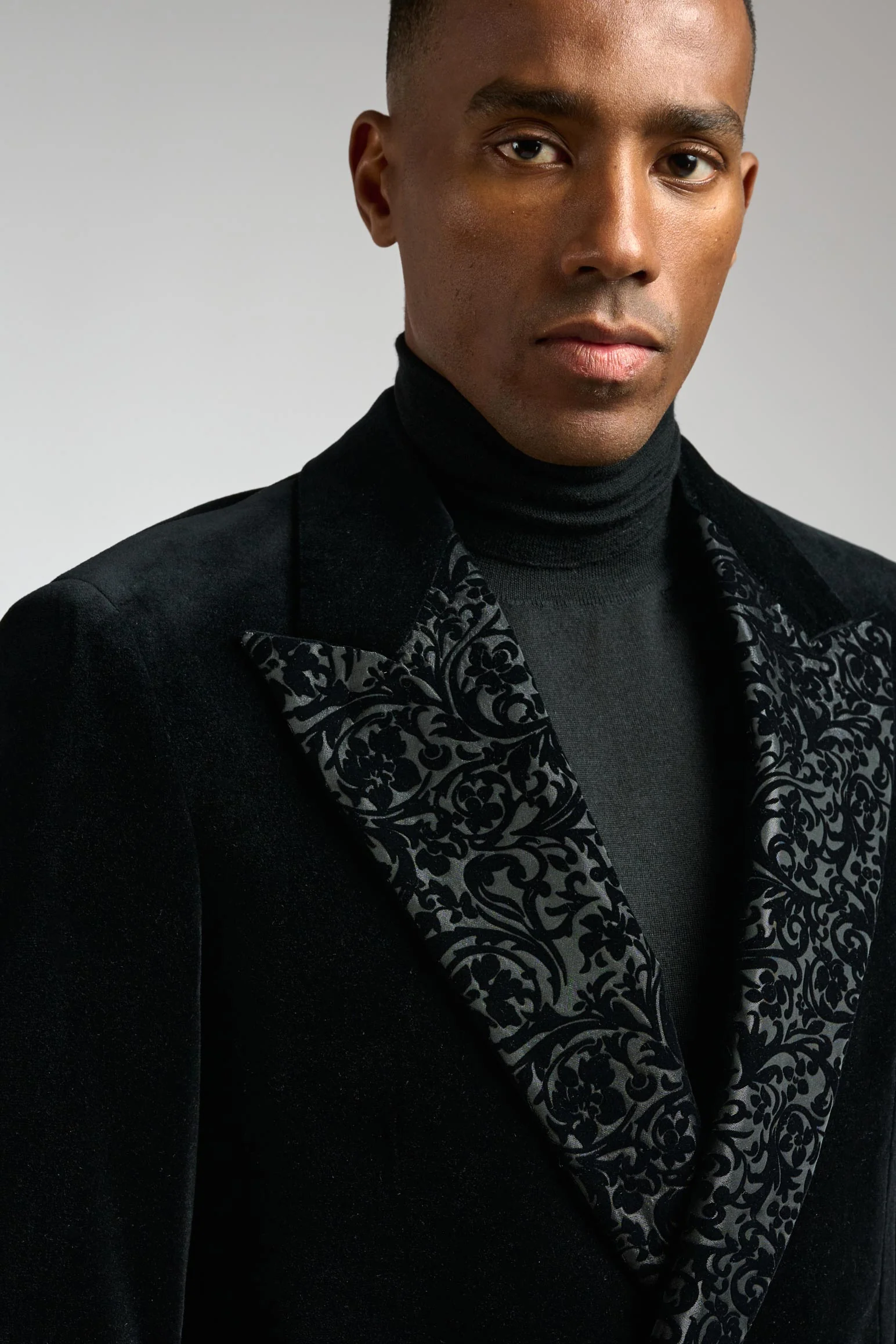 Velvet Plain Black Soho Tuxedo Festival - Image 8