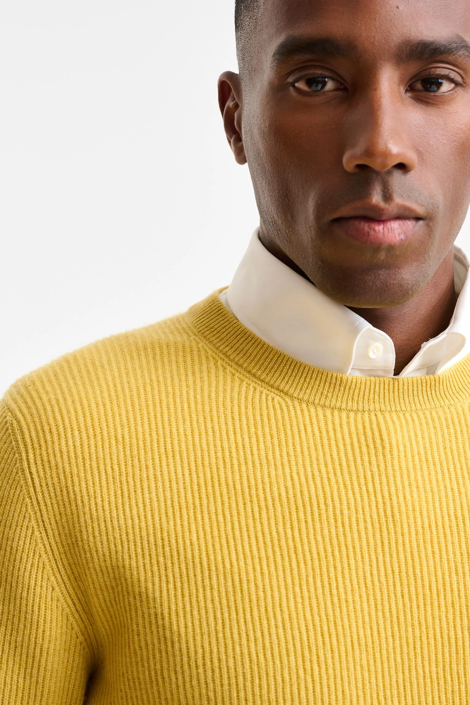 Yellow Cashmere Harrow Crewneck Knitwear - Image 2