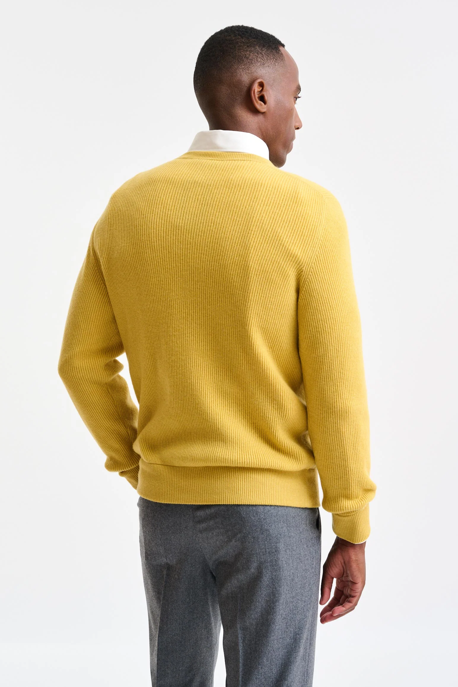 Yellow Cashmere Harrow Crewneck Knitwear - Image 3