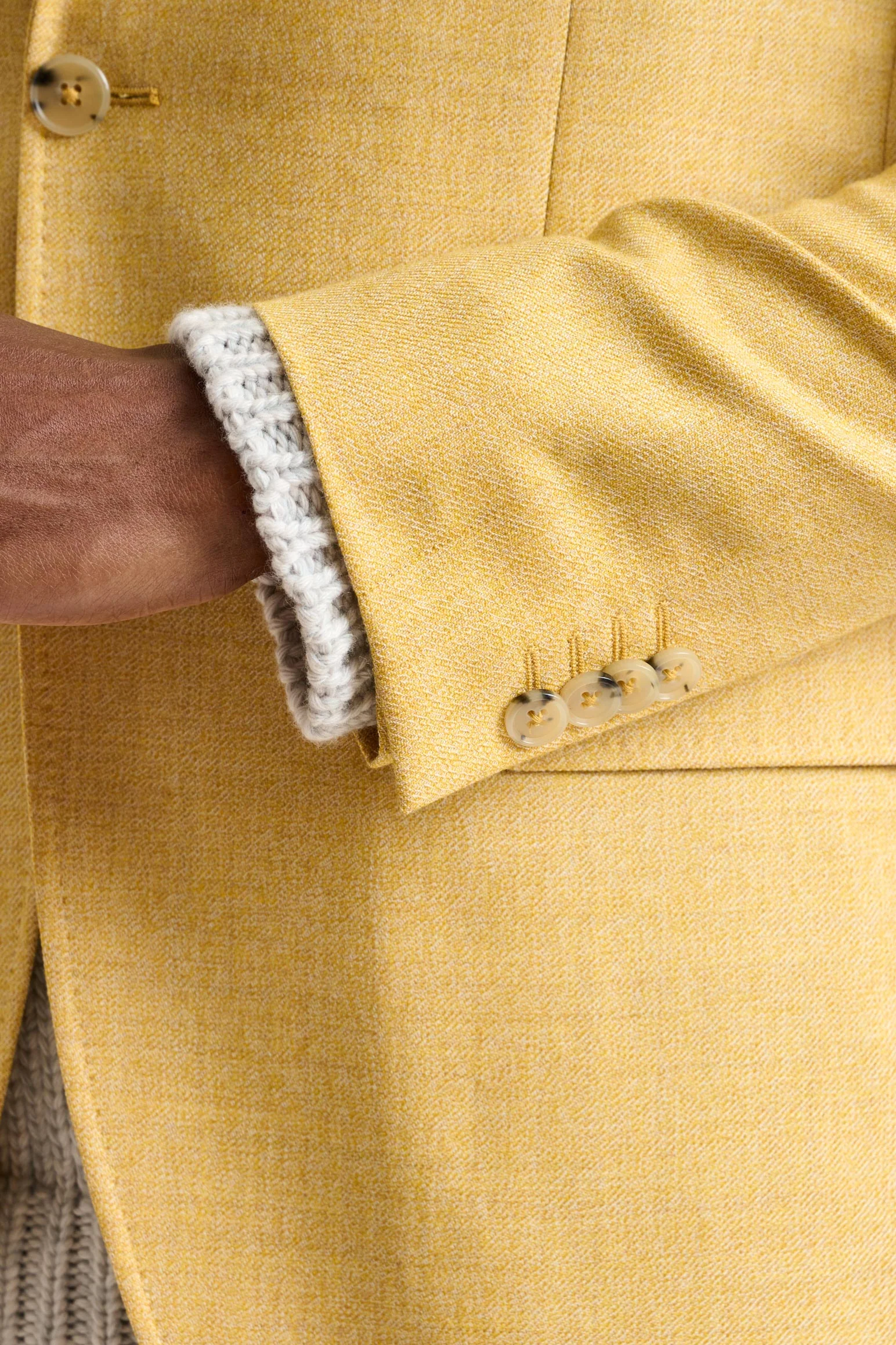 Yellow Wool Kenton Jacket Harmony - Image 2