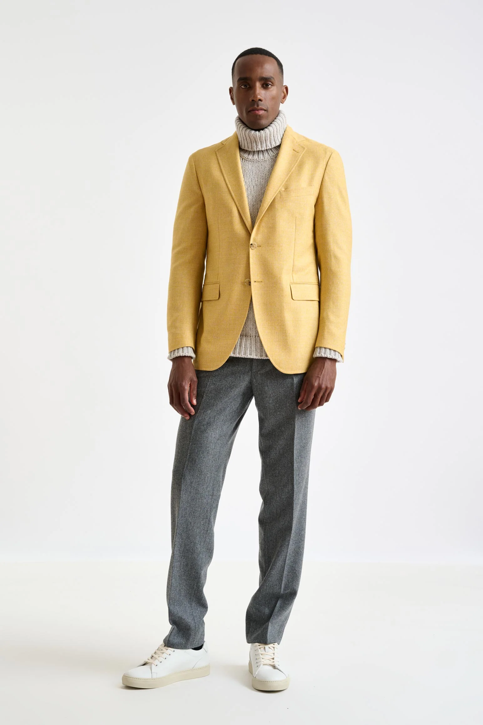 Yellow Wool Kenton Jacket Harmony - Image 6