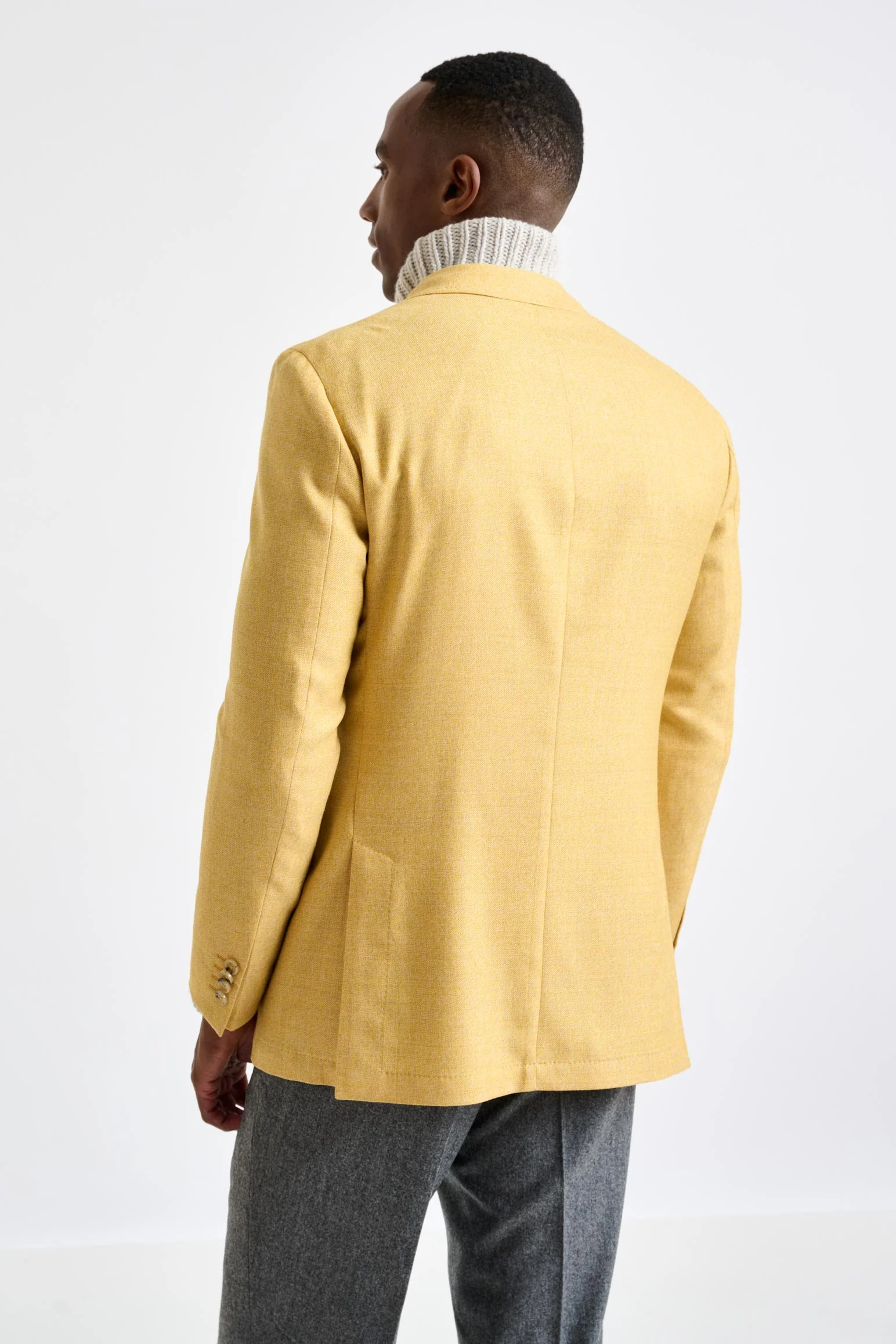 Yellow Wool Kenton Jacket Harmony - Image 7