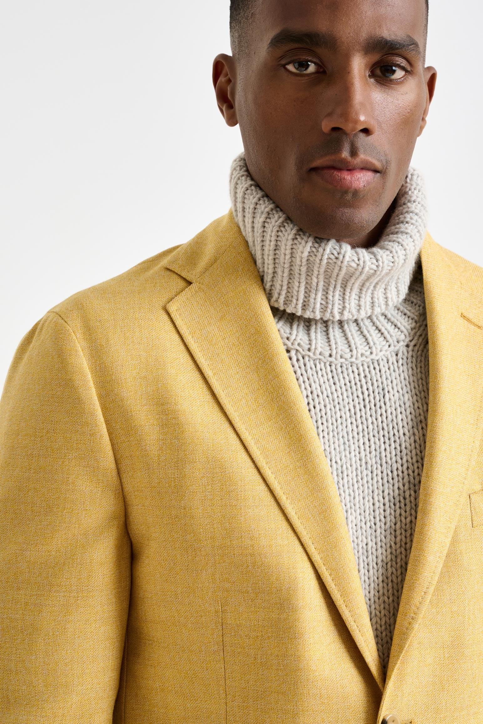 Yellow Wool Kenton Jacket Harmony - Image 8